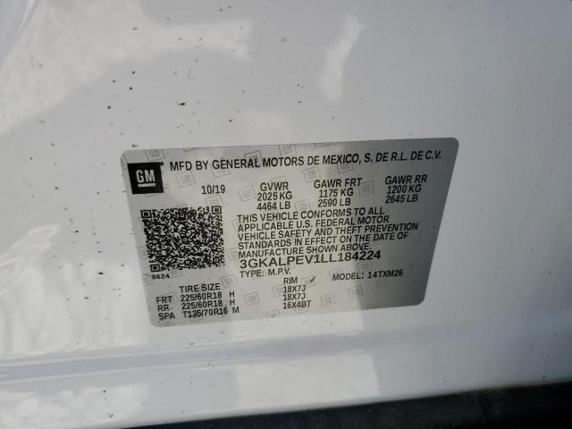 3GKALPEV1LL184224 GMC Terrain Slt