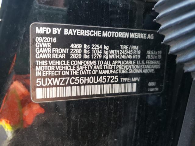 5UXWZ7C56H0U45725 BMW X3 Sdrive28i
