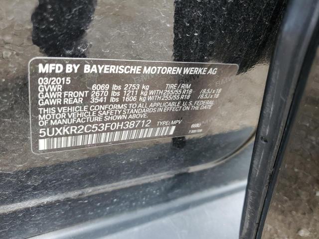 5UXKR2C53F0H38712 BMW X5 Sdrive35i