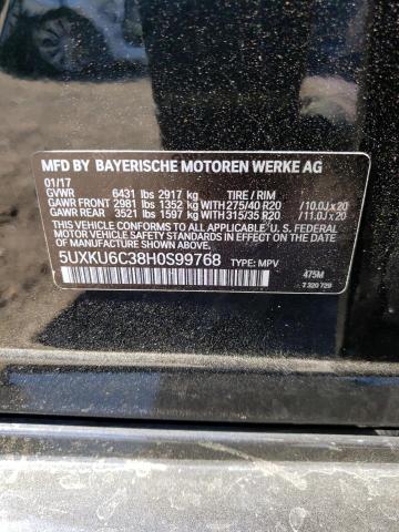 5UXKU6C38H0S99768 BMW X6 Xdrive50i