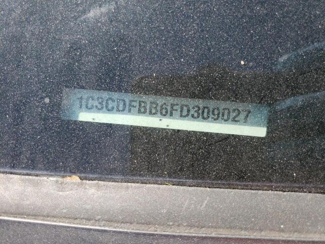 1C3CDFBB6FD309027 Dodge DART SXT