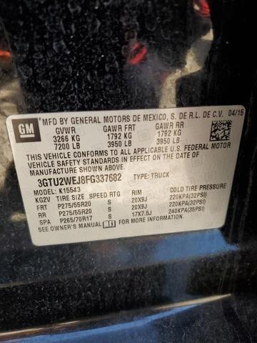 3GTU2WEJ8FG337682 GMC Sierra K1500 Denali