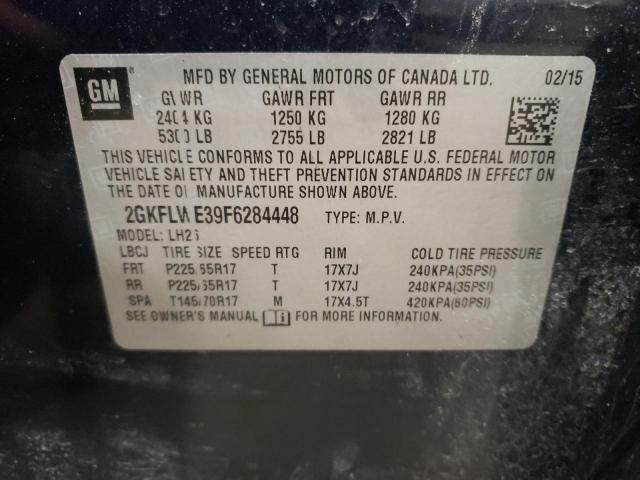 2GKFLWE39F6284448 GMC Terrain Sle