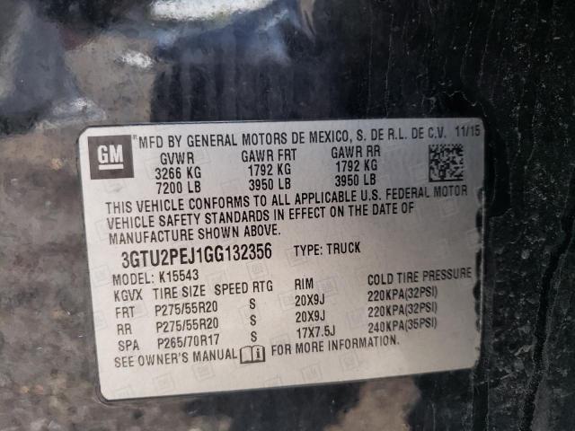 3GTU2PEJ1GG132356 GMC Sierra K1500 Denali