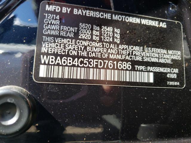 WBA6B4C53FD761686 BMW 650 Xi Gran Coupe
