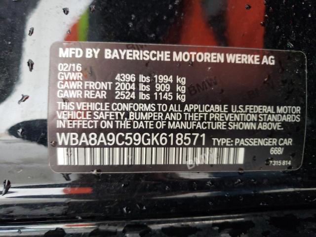 WBA8A9C59GK618571 BMW 320 I