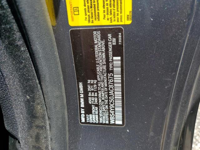 WBS4Y9C50JAC87675 BMW M4