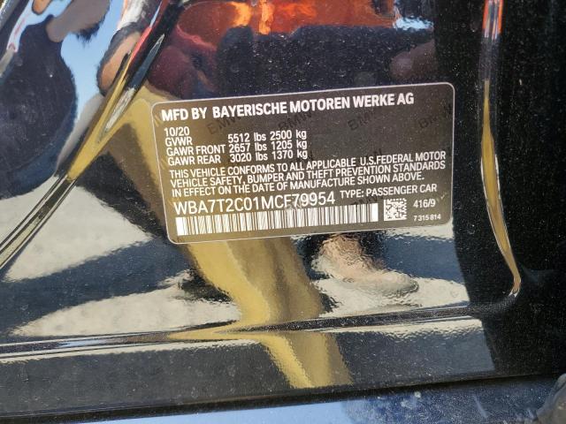 WBA7T2C01MCF79954 BMW 740 I