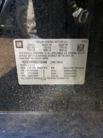1GTV2LEH0GZ195040 GMC Sierra K1500