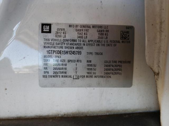 1GTP6DE15H1245789 GMC CANYON SLT