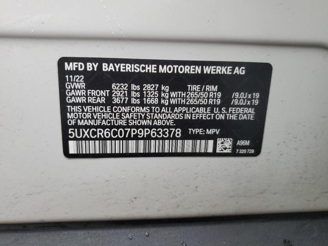 5UXCR6C07P9P63378 BMW X5 Xdrive40i