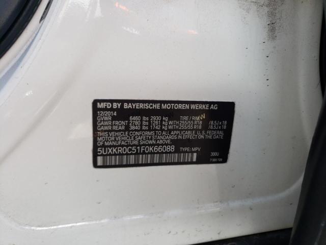 5UXKR0C51F0K66088 BMW X5 Xdrive35i