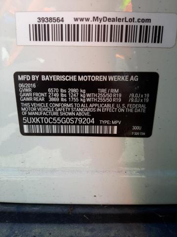 5UXKT0C55G0S79204 BMW X5 Xdr40e