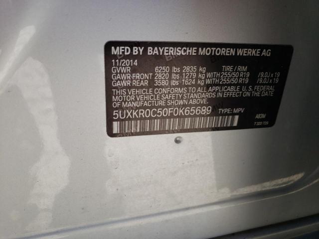 5UXKR0C50F0K65689 BMW X5 Xdrive35i