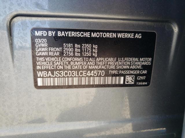 WBAJS3C03LCE44570 BMW 540 XI
