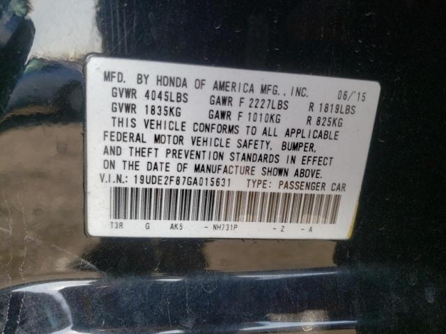 19UDE2F87GA015631 Acura Ilx Premium Tech