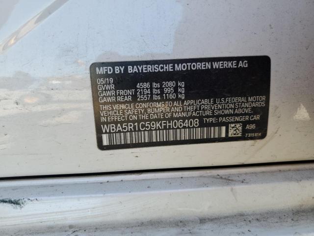 WBA5R1C59KFH06408 BMW 330I