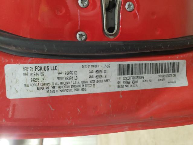 1C3CDFFA0GD815973 Dodge Dart Sxt Sport