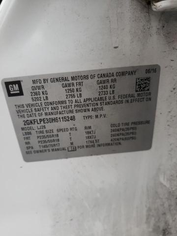 2GKFLPE30H6115248 GMC Terrain Slt