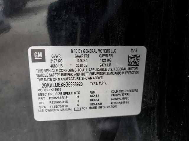 2GKALMEK6G6288920 GMC Terrain Sle