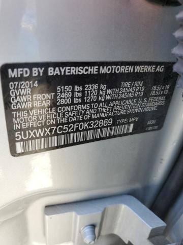 5UXWX7C52F0K32869 BMW X3 Xdrive35i