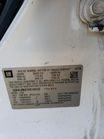 2GKALMEK7H6140132 GMC Terrain Sle