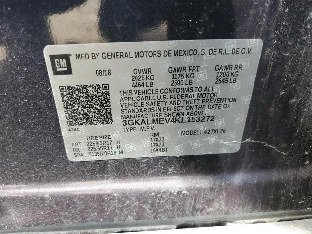 3GKALMEV4KL153272 GMC Terrain Sle