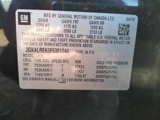 2GKALREK0F6361744 GMC Terrain Sle