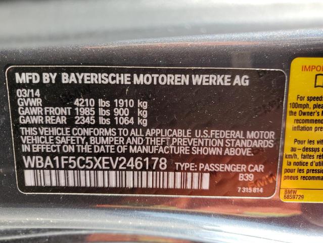 WBA1F5C5XEV246178 BMW 228 I