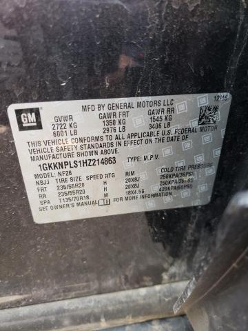 1GKKNPLS1HZ214863 GMC Acadia Denali