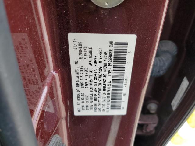 19UUB1F36FA012953 Acura TLX