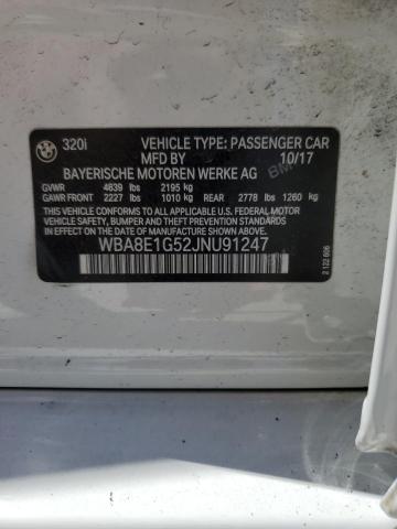 WBA8E1G52JNU91247 BMW 320 I