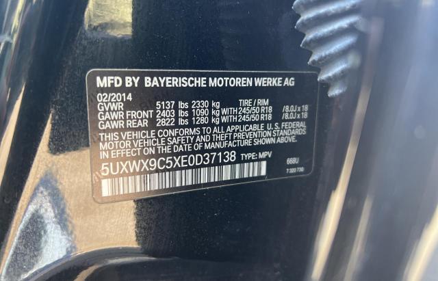 5UXWX9C5XE0D37138 BMW X3 Xdrive28i
