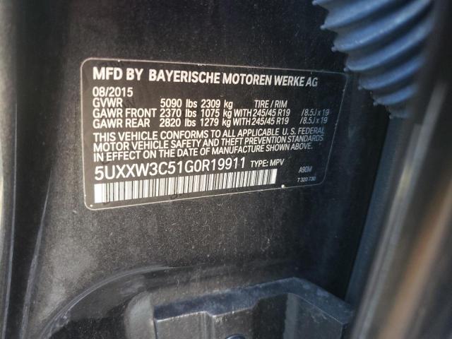 5UXXW3C51G0R19911 BMW X4 Xdrive28i