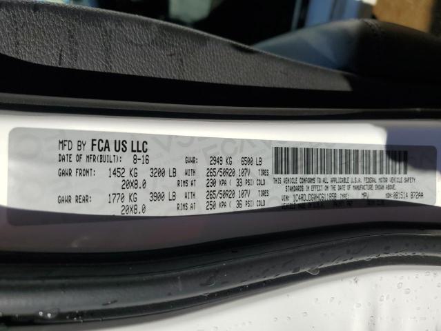 1C4RDJDG0HC611858 Dodge DURANGO GT