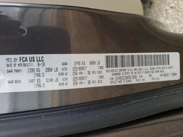 2C4RDGCG9KR519585 Dodge Grand Caravan Sxt