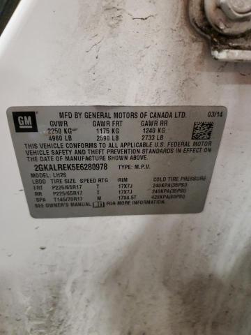 2GKALREK5E6280978 GMC Terrain Sle