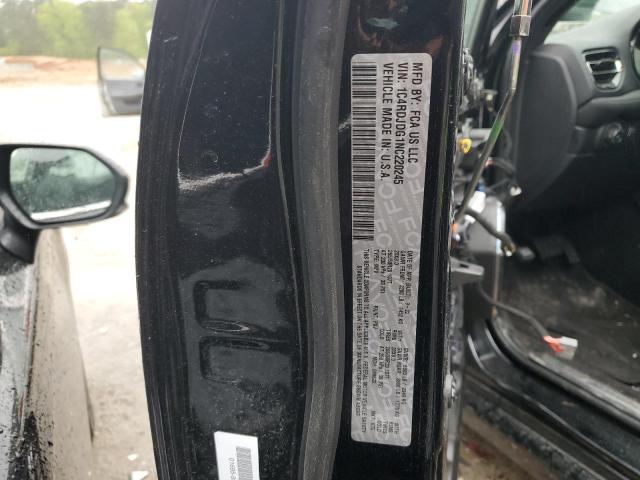 1C4RDJDG1NC220245 Dodge DURANGO GT