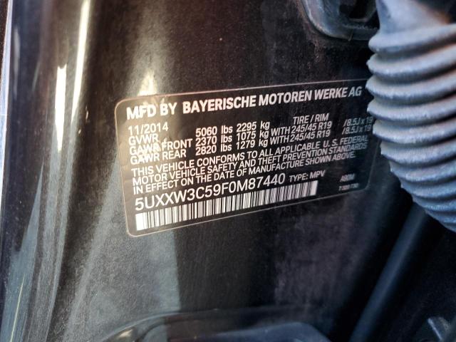 5UXXW3C59F0M87440 BMW X4 Xdrive28i