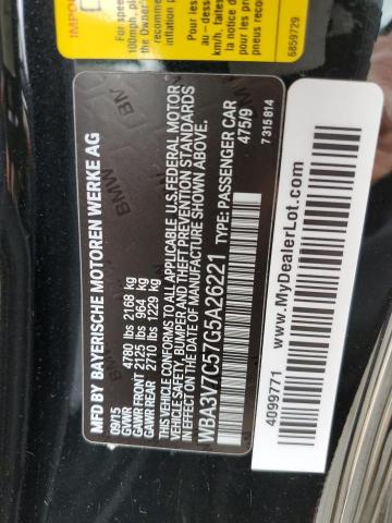 WBA3V7C57G5A26221 BMW 428 I Sulev