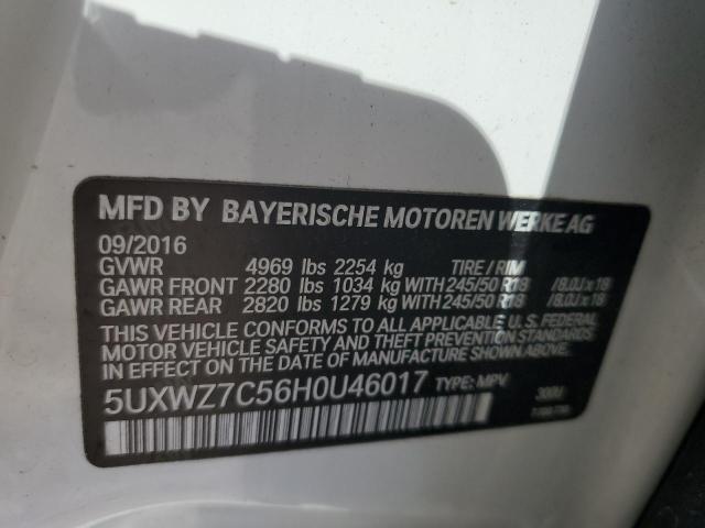 5UXWZ7C56H0U46017 BMW X3 Sdrive28i