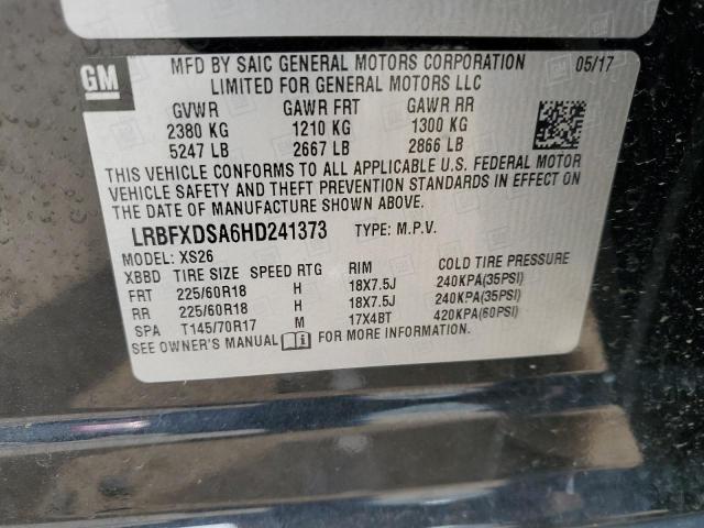 LRBFXDSA6HD241373 Buick Envision Essence