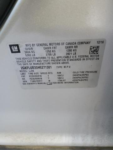 2GKFLUE35H6271381 GMC Terrain Slt