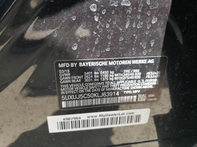 5UXUJ5C50KLJ63914 BMW X4 M40i