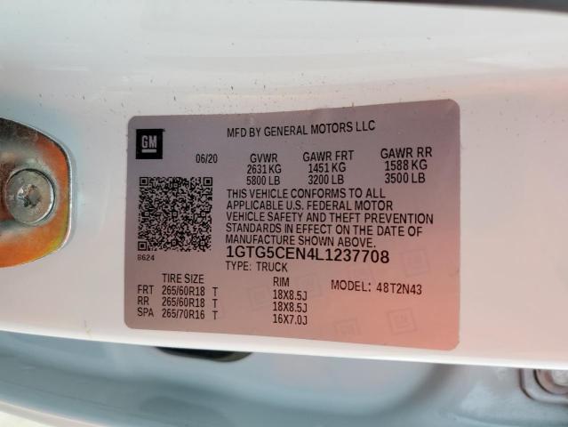 1GTG5CEN4L1237708 GMC CANYON SLE