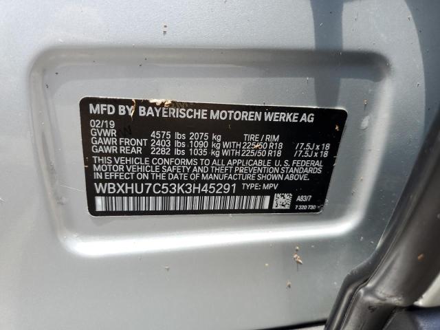 WBXHU7C53K3H45291 BMW X1 Sdrive28i