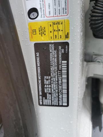 WBAVM1C59EVW49777 BMW X1 Sdrive28i