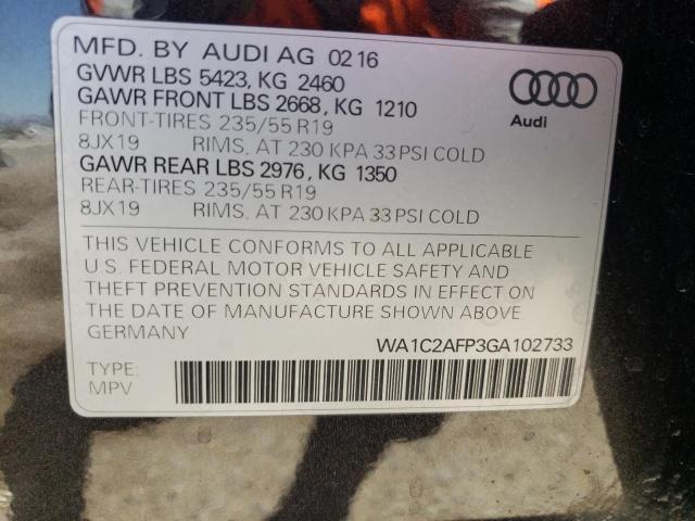 WA1C2AFP3GA102733 Audi Q5 PREMIUM