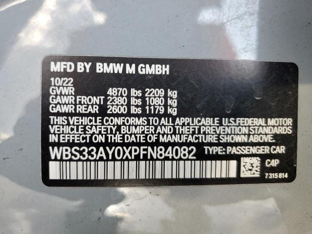 WBS33AY0XPFN84082 BMW M3 Competition