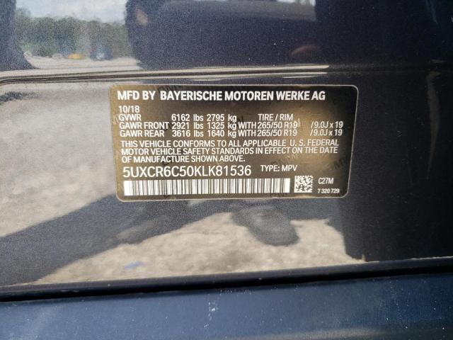 5UXCR6C50KLK81536 BMW X5 Xdrive40i